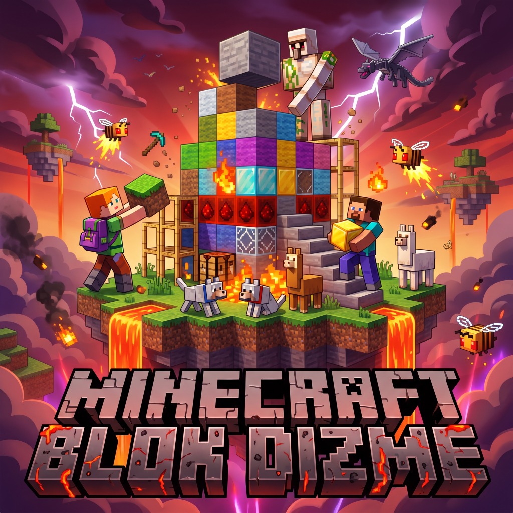 Minecraft Blok Dizme